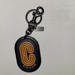 Coach bag charm